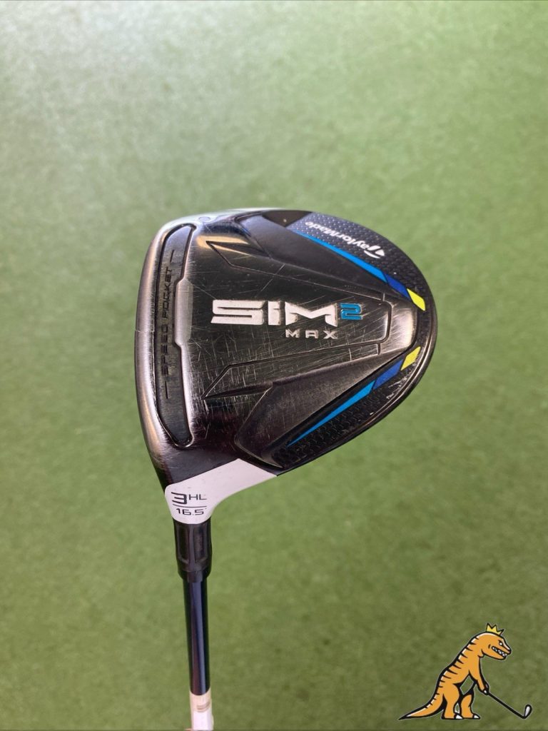Used LH TaylorMade SIM 2 Max 16.5* HL 3-Wood Fujikura Ventus Graphite Regular
