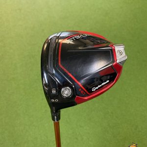 Used LH TaylorMade Stealth 2 HD 9* Driver Aldila NVS 55g Graphite Stiff Flex