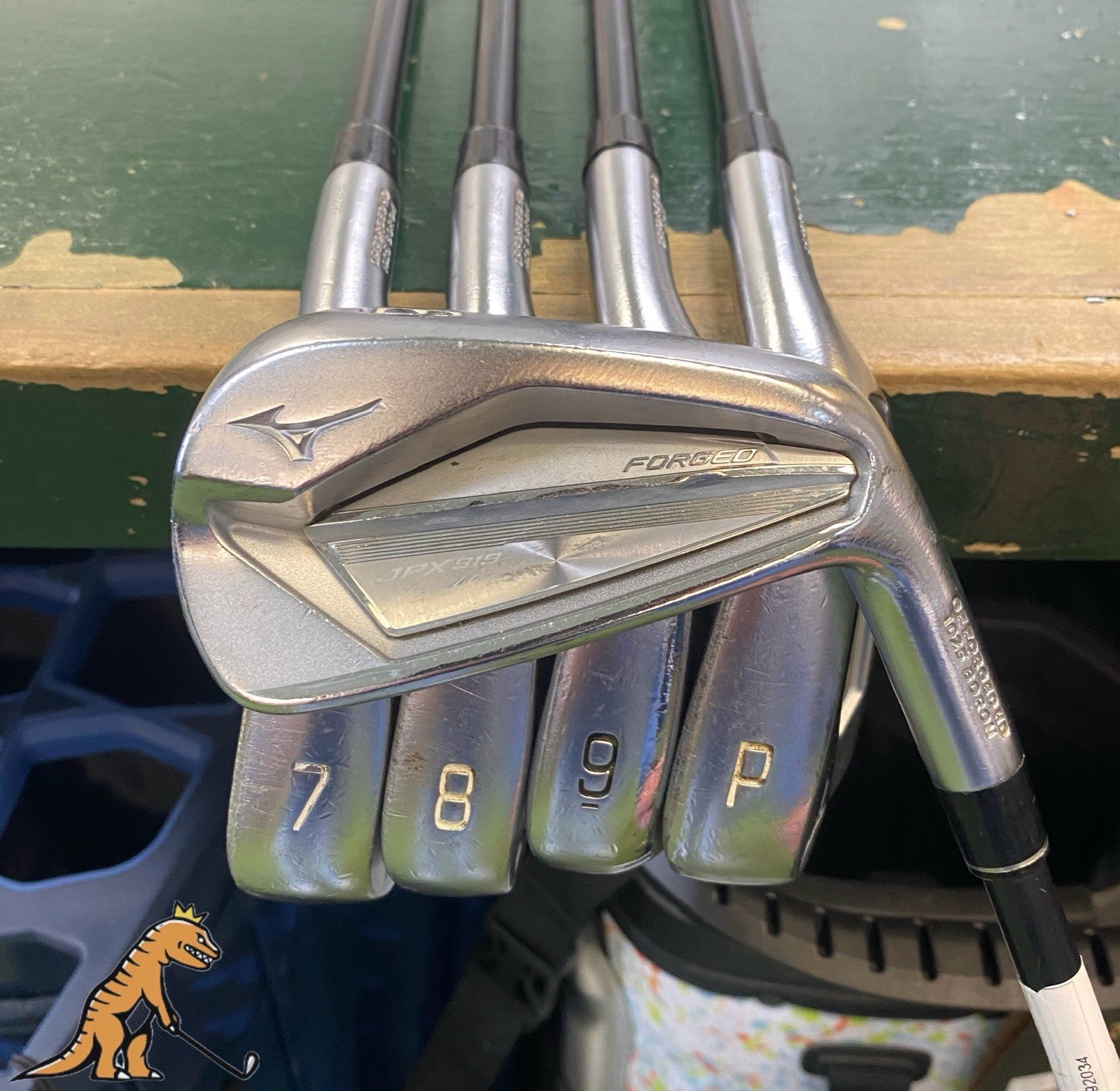 Used Mizuno JPX 919 Forged Iron Set 6-PW KBS TGI 60g Graphite Senior Flex