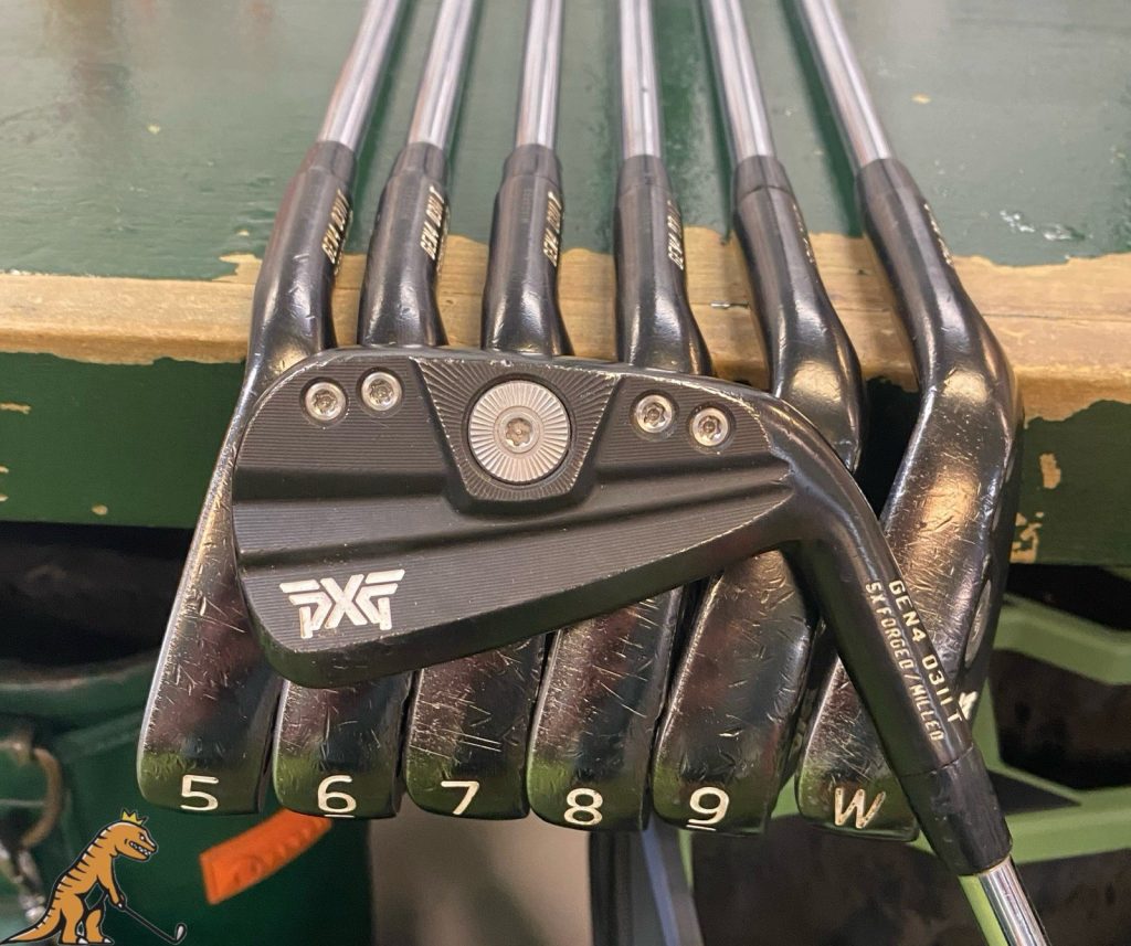 Used PXG Gen 4 0311T Black Iron Set 4-PW Project X LZ 120g Stiff Flex Steel