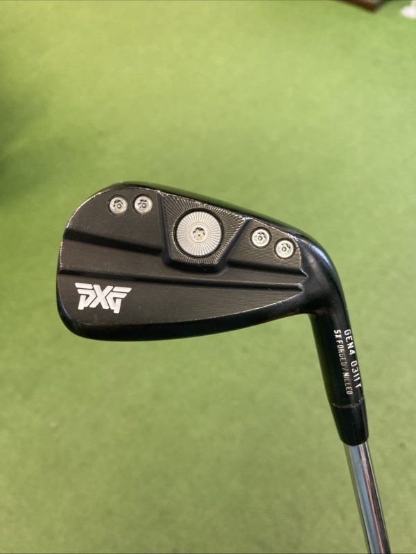 Used PXG Gen 4 0311T Black Iron Set 4-PW Project X LZ 120g Stiff Flex Steel
