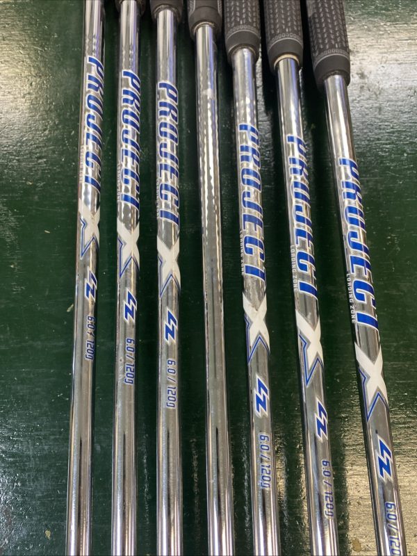Used PXG Gen 4 0311T Black Iron Set 4-PW Project X LZ 120g Stiff Flex Steel