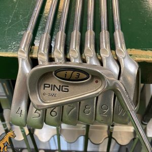 Used Ping i3 OS Iron Set 3-PW Cushin JZ Stiff Flex Steel