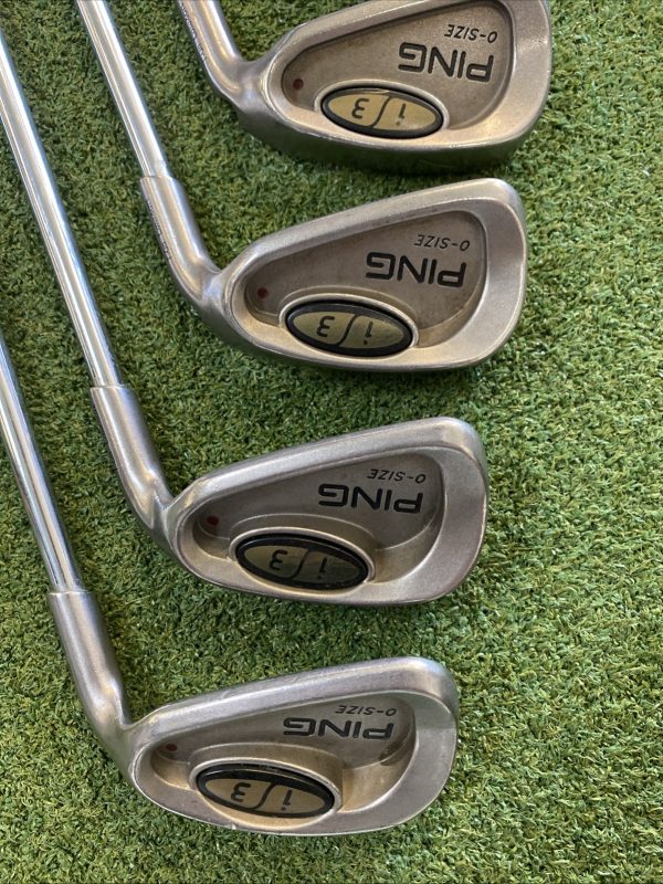 Used Ping i3 OS Iron Set 3-PW Cushin JZ Stiff Flex Steel - Image 5