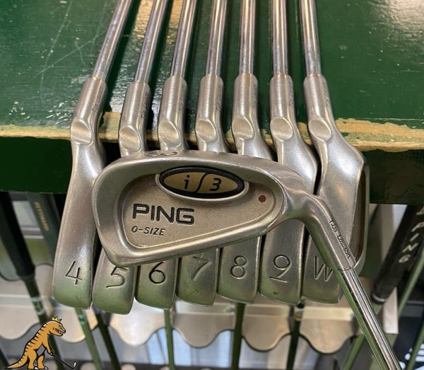Used Ping i3 OS Iron Set 3-PW Cushin JZ Stiff Flex Steel