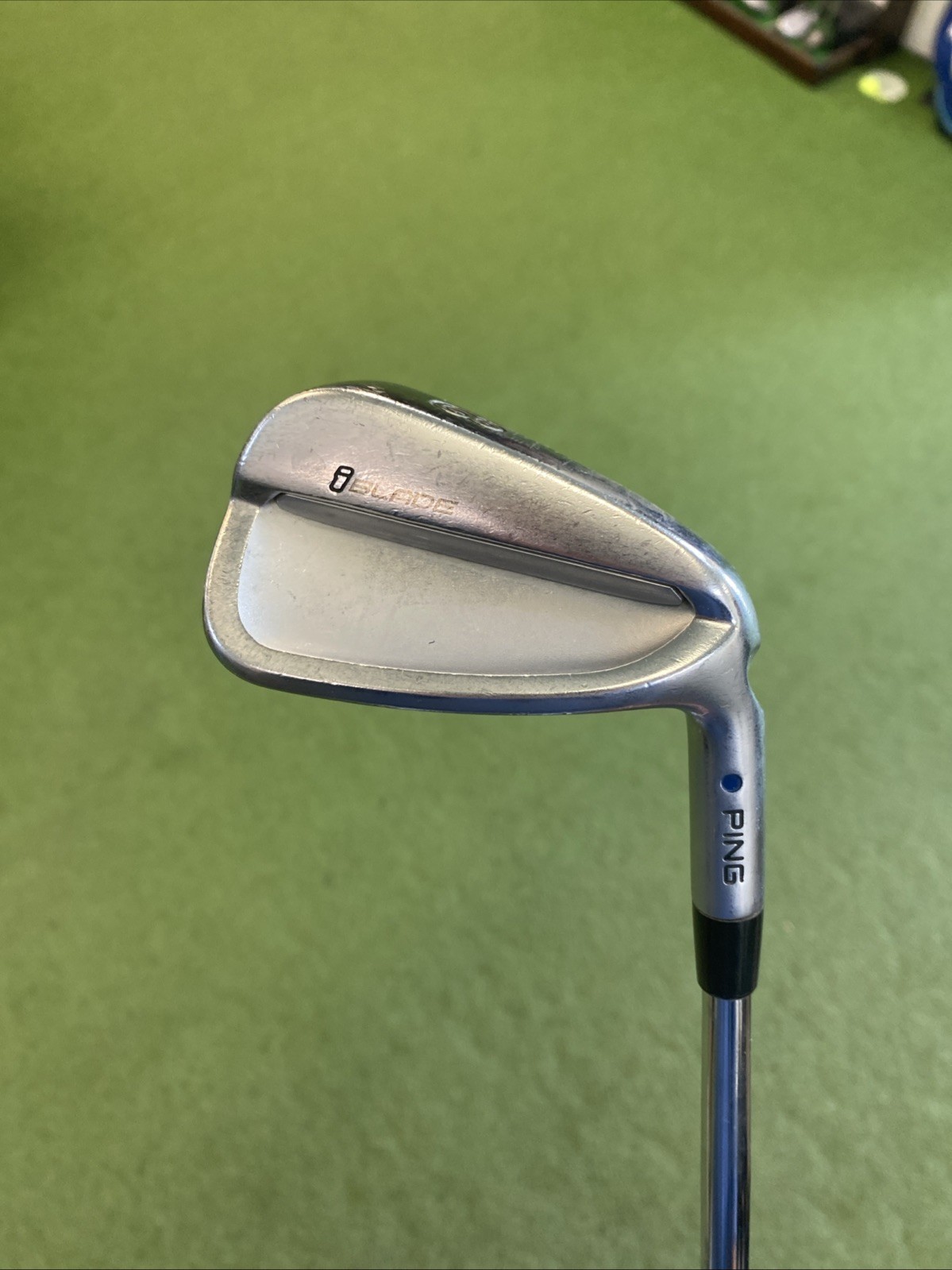 Used Ping iBlade Blue Dot Iron Set 4-PW Dynamic Gold 120g S300 Steel - Image 12