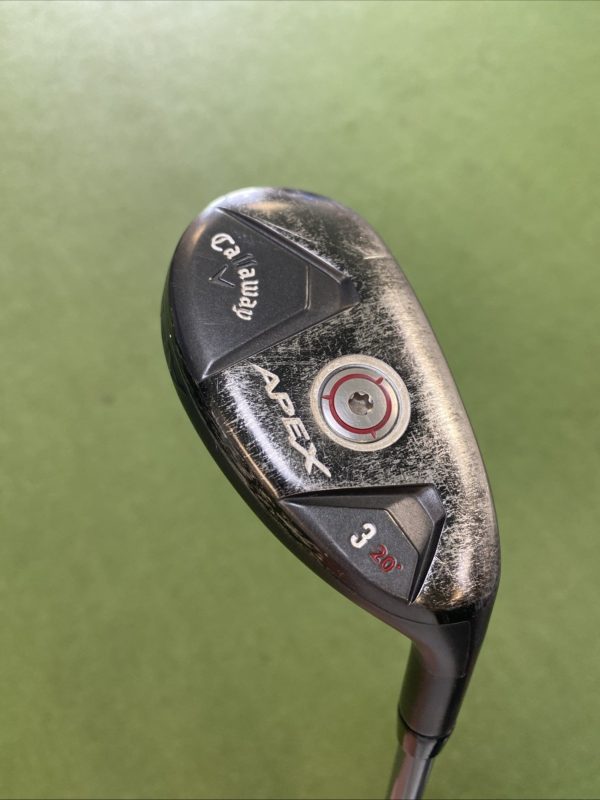Used RH Callaway Apex 20* 3 Hybrid Kuro Kage 80g Graphite Stiff Flex 3H