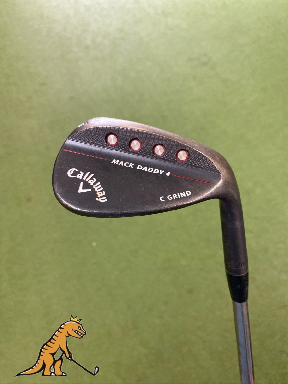 Used RH Callaway Mack Daddy 4 Black 54.08* Sand Wedge Pured Catalyst 50g Seniors
