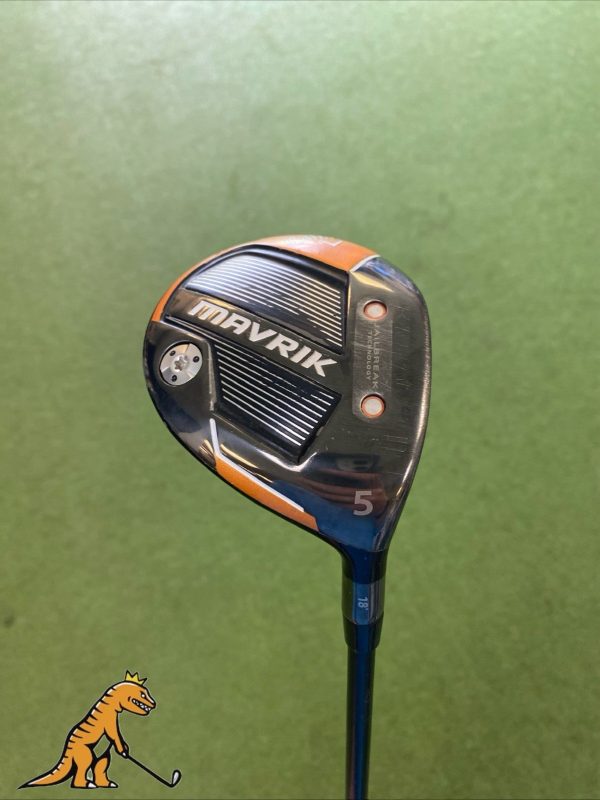 Used RH Callaway Mavrik 18* 5-Wood Helium 50g Graphite Seniors