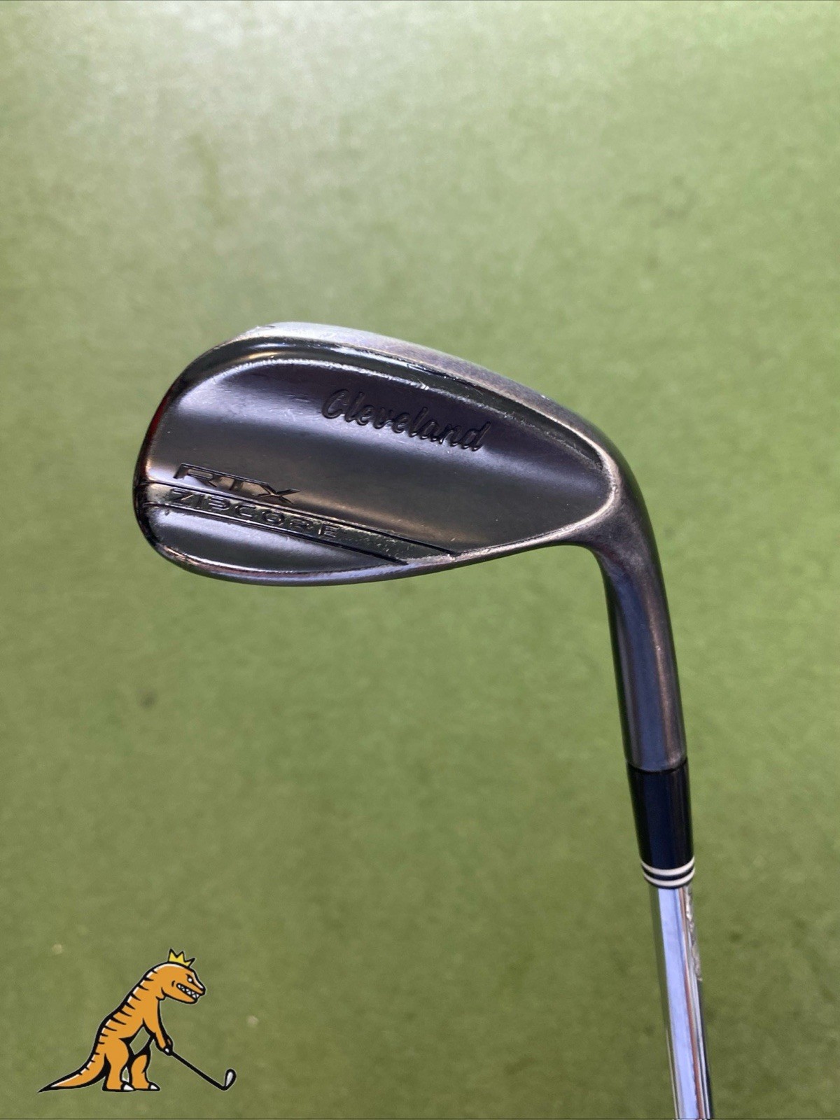 Used RH Cleveland RTX Zipcore Black 54.10* Lob Wedge Dynamic Gold Tour Issue
