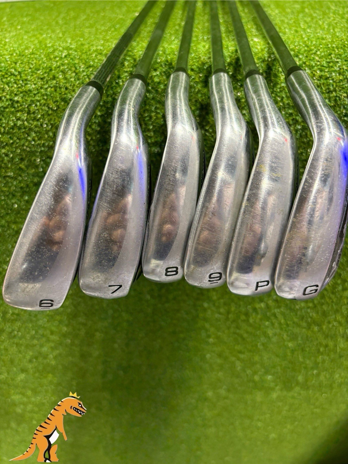 Used RH Mizuno JPX 800 HD Iron Set 6-PW-GW Dynalite XP Steel Regular Flex