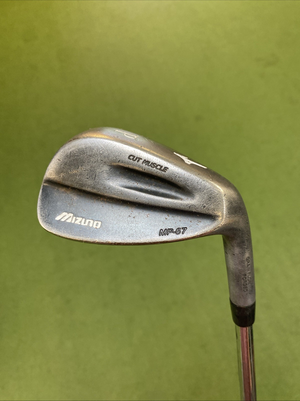 Used RH Mizuno MP-67 Raw Black Iron Set 3-PW Dynamic Gold S300 Stiff Flex Steel - Image 17