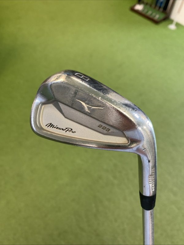 Used RH Mizuno Pro 223 Iron Set 4-PW NS Pro Modus Tour 115g Stiff Flex Steel - Image 11