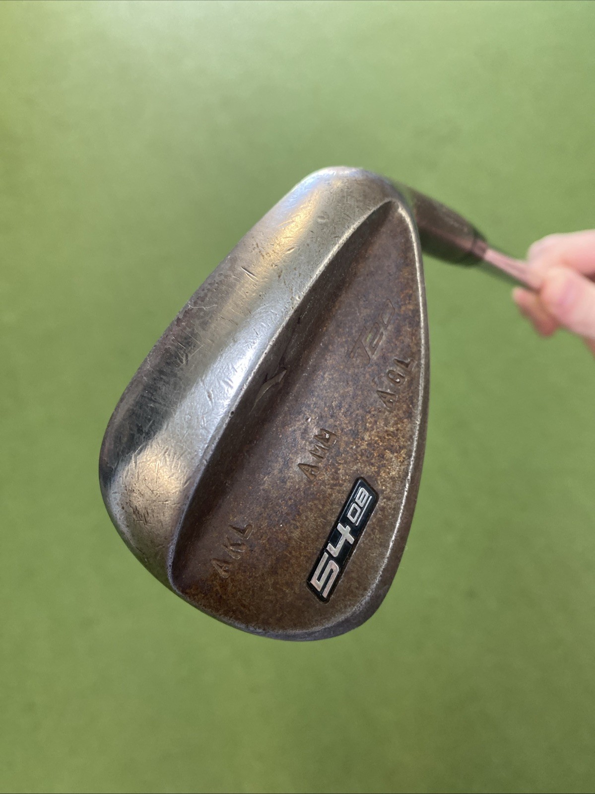 Used RH Mizuno T20 Raw 54.08* Sand Wedge Dynamic Golf Tour Issue S400 - Image 3