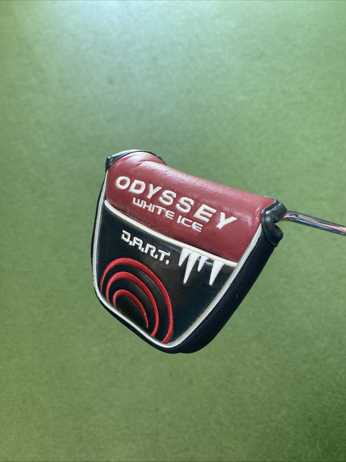 Used RH Odyssey White Ice DART 35” Mallet Putter + HC - Image 11