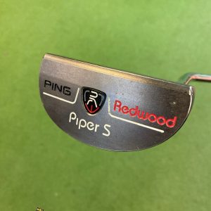 Used RH Ping Piper S Redwood Black Dot 35” Mallet Putter