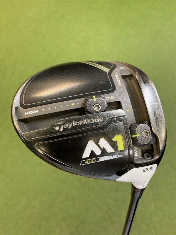 Used RH TaylorMade M1 9.5* Driver HZRDUS Yellow 60g Graphite Stiff Flex - Image 3