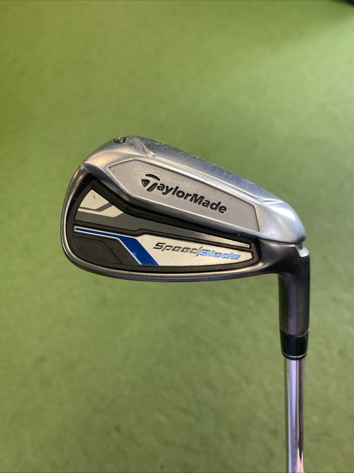 Used RH TaylorMade Speed Blade Iron Set 6-PW Reax 85g Steel Regular Flex - Image 9