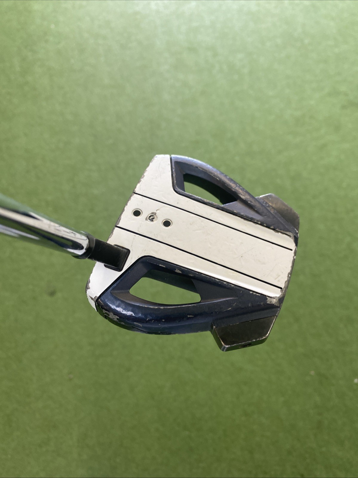 Used RH TaylorMade Spider EX Navy 35” Mallet Putter Slant Neck - Image 7