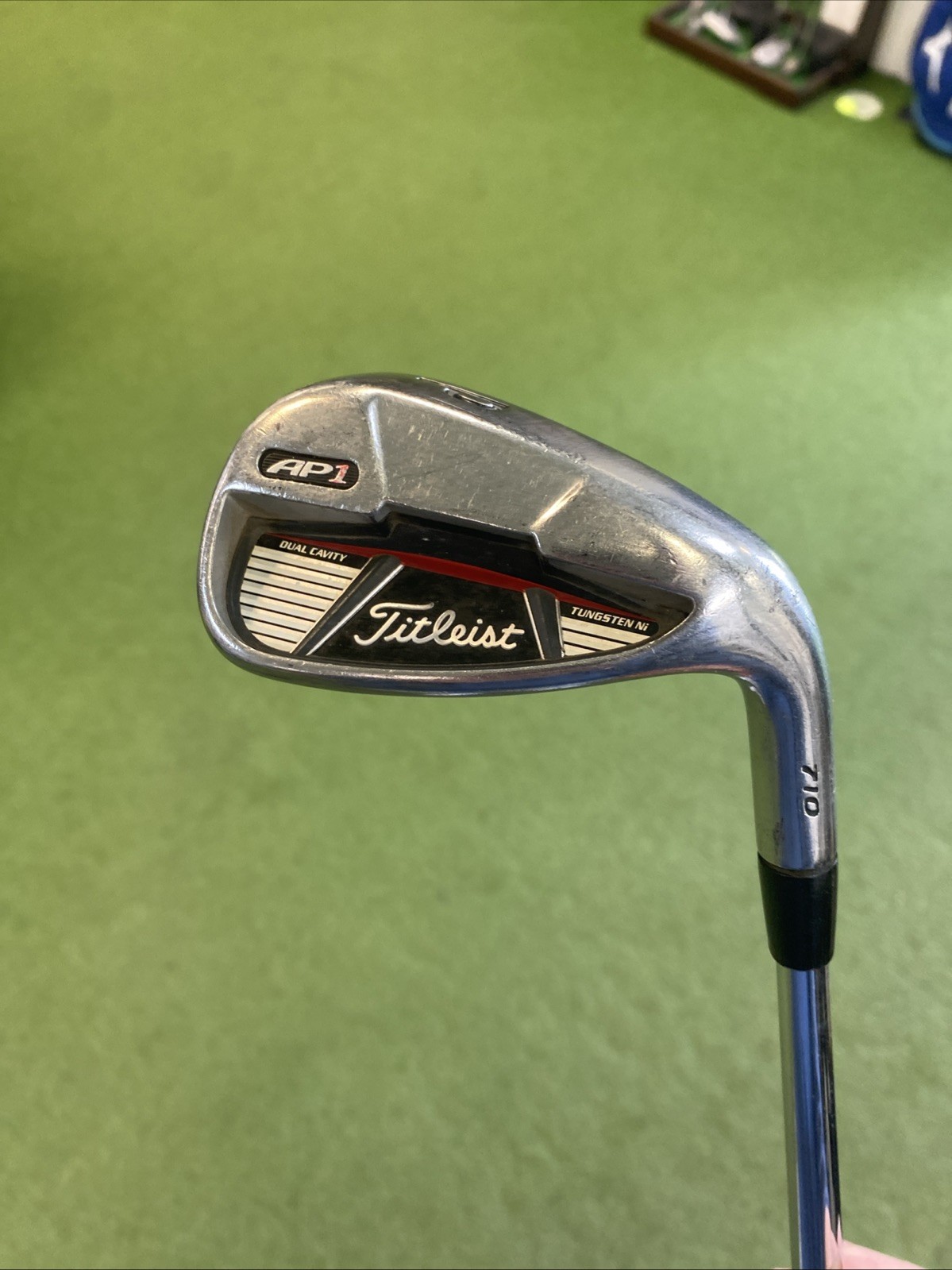 Used RH Titleist 710 AP1 Iron Set 5-PW Dynamic Gold Stiff Flex Steel - Image 13