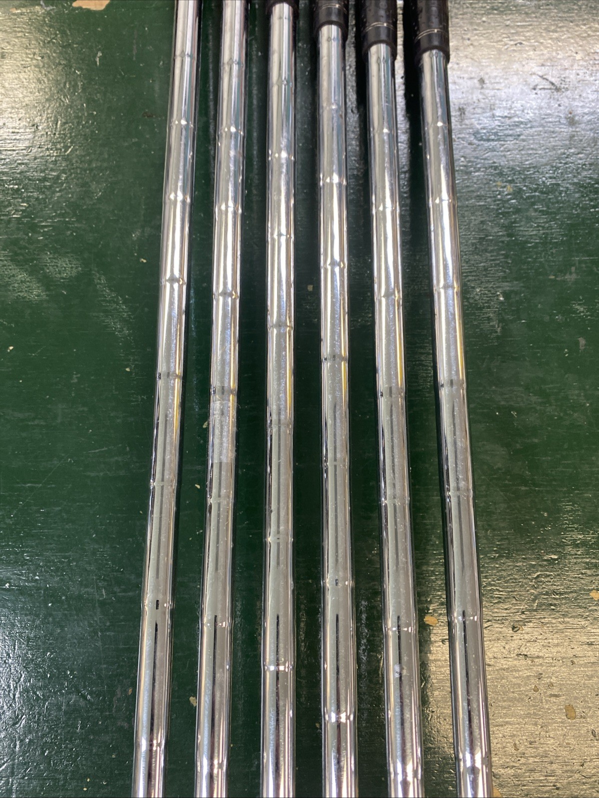 Used RH Titleist 710 AP1 Iron Set 5-PW Dynamic Gold Stiff Flex Steel - Image 15