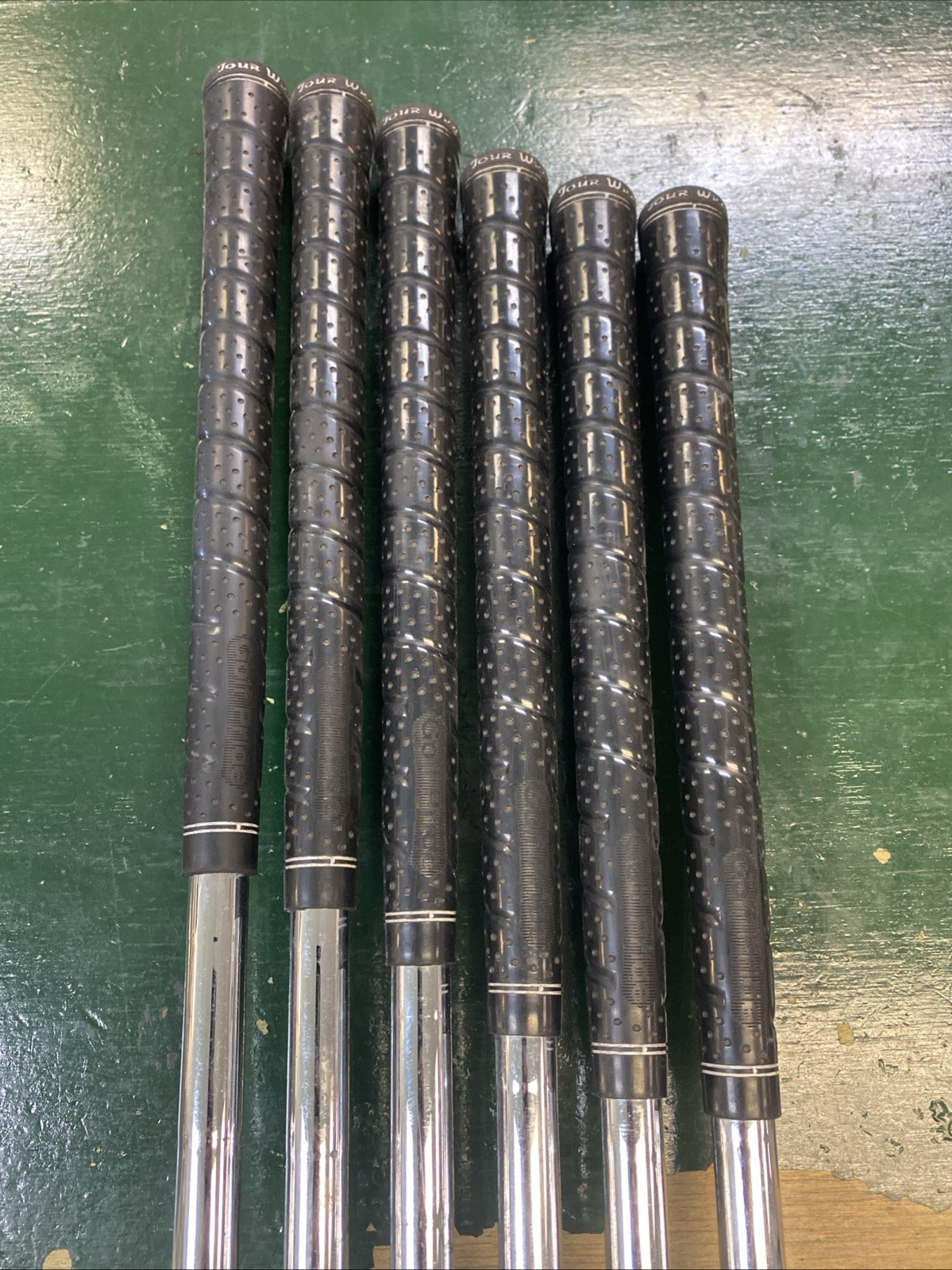 Used RH Titleist 710 AP1 Iron Set 5-PW Dynamic Gold Stiff Flex Steel - Image 16