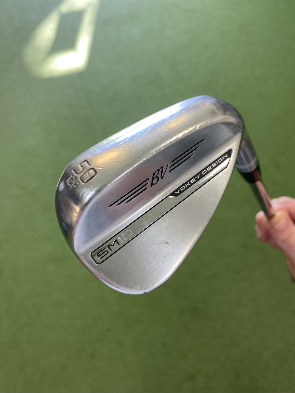 Used Titleist Vokey SM10 Tour Chrome Wedge Set 50*, 54* BV Steel Wedge Flex - Image 4