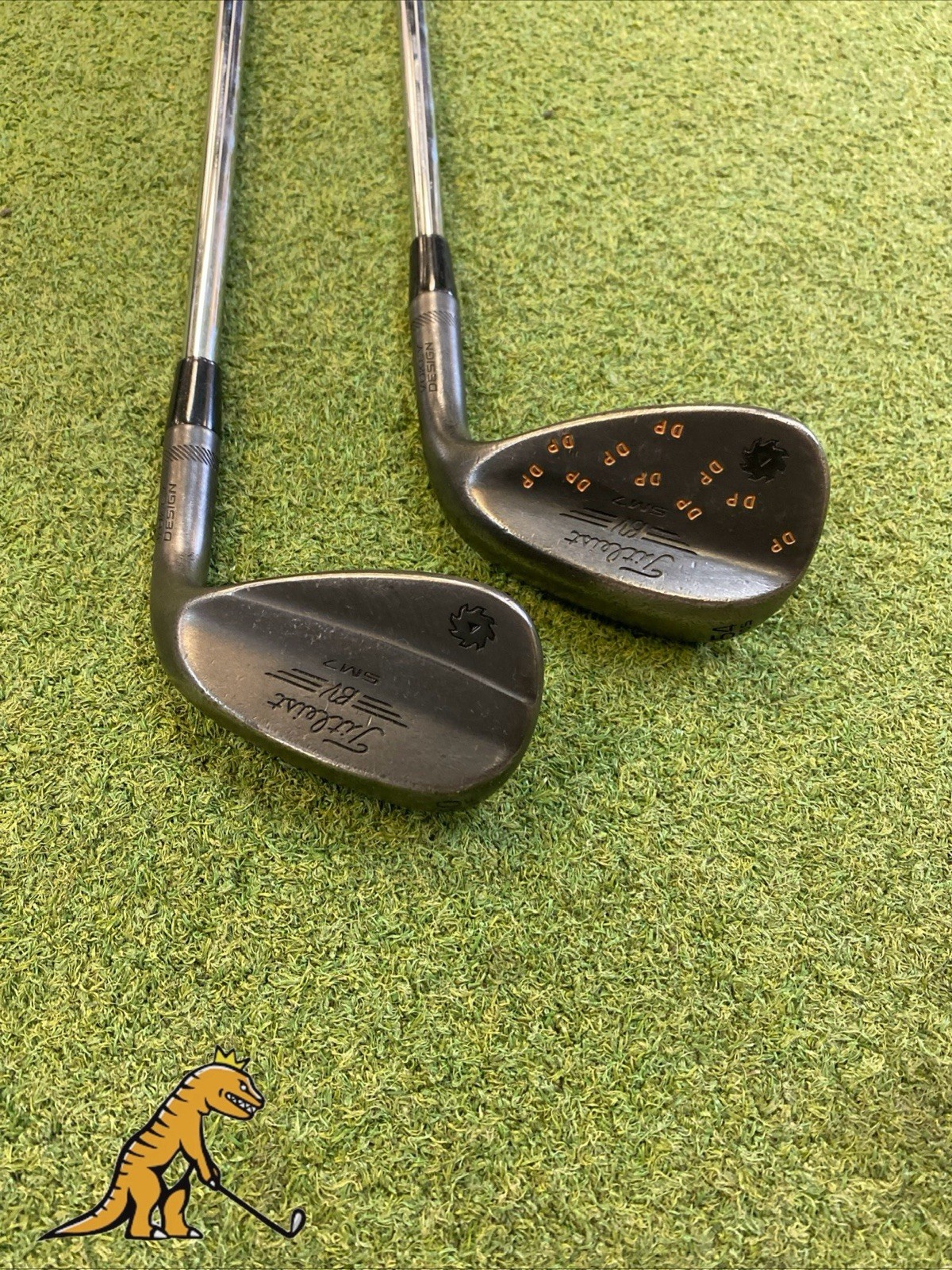 Used Titleist Vokey SM7 Jet Black Wedge Set 50*, 54* BV Steel Wedge Flex