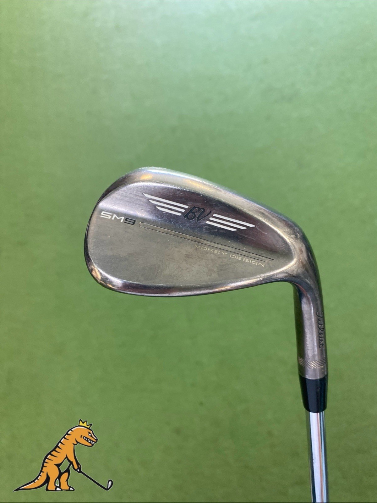 Used Titleist Vokey SM9 Brushed Steel 56.10* Sand Wedge BV Wedge Flex Steel
