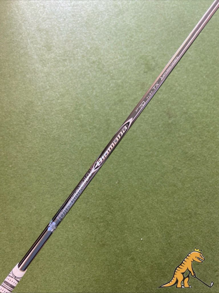 Diamana ZF Silver Driver Shaft 70g Graphite TX Ping Tip