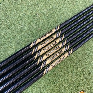 Dynamic Gold Tour Issue Black Onyx X100 Iron Set Shafts .355 6 Pc Extra Stiff