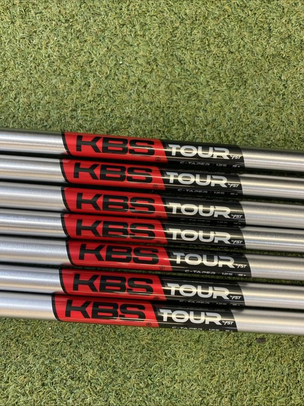 KBS Tour C-Taper Iron Set Shafts 125g Stiff Plus 7 Pc New Uncut - Image 3
