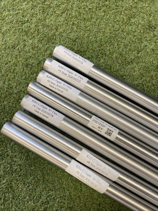 KBS Tour C-Taper Iron Set Shafts 125g Stiff Plus 7 Pc New Uncut - Image 7