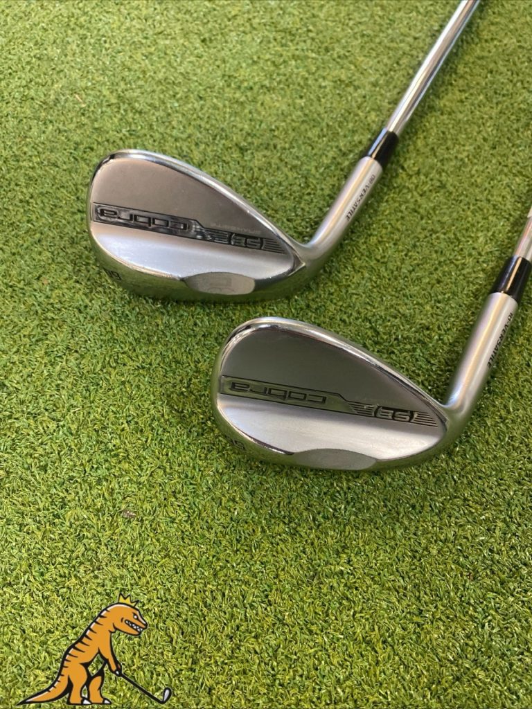 LH Cobra King Snake Bite SB Wedge Set 56*, 60* KBS Hi-Rev 2.0 Steel