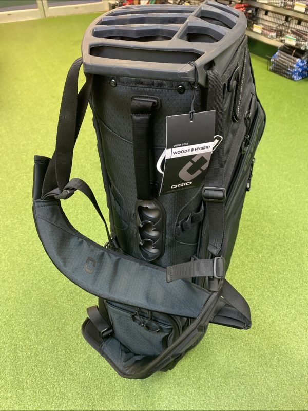 New Ogio Woode 8 Hybrid Black Golf Stand Bag 8-Way - Image 4
