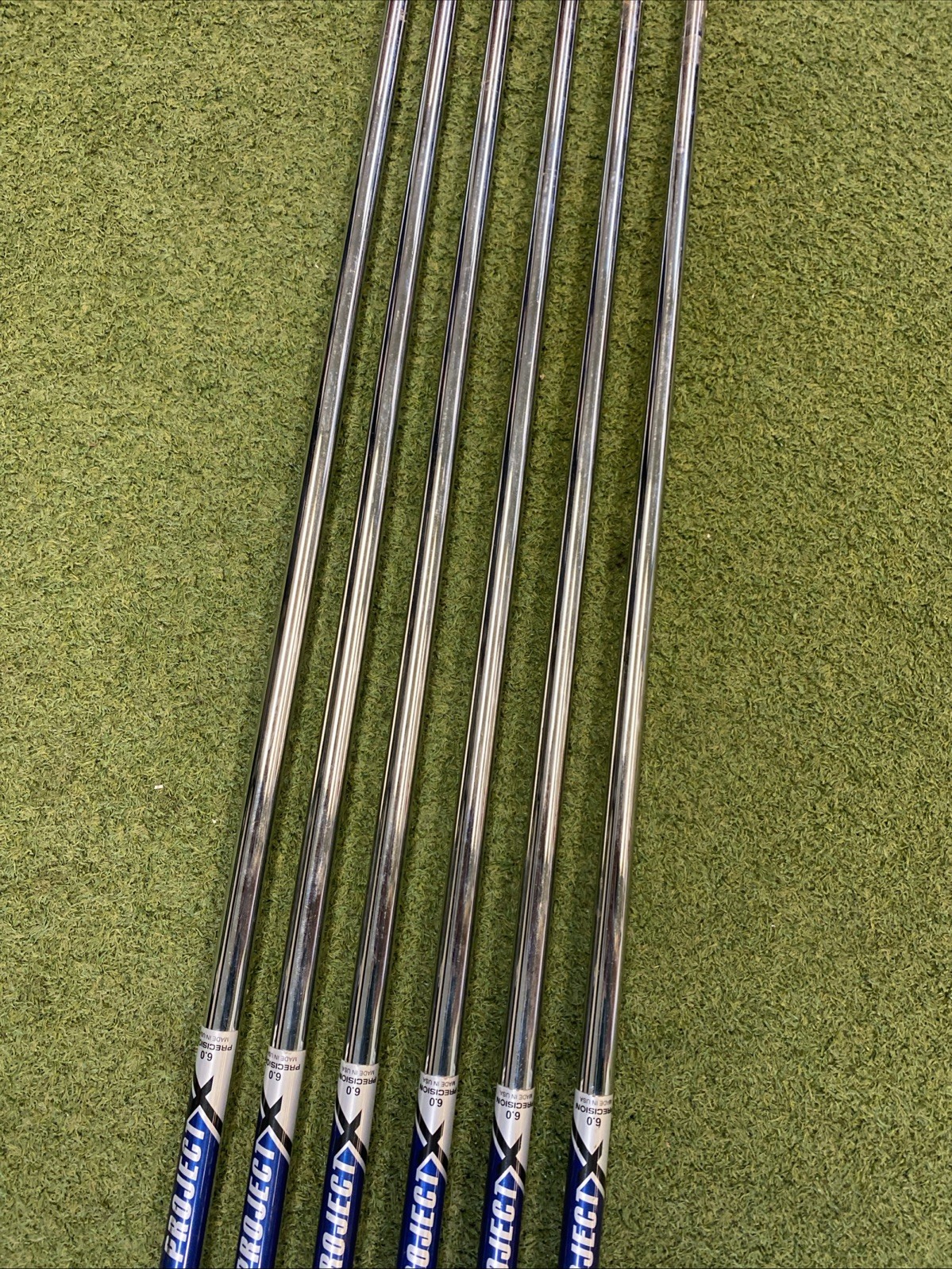 Project X 6.0 Iron Set Shafts 5-PW Stiff Flex Steel .355 - Image 4