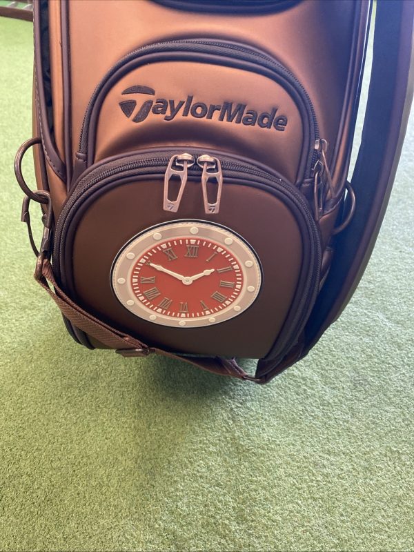 TaylorMade 2022 British Open Limited Staff Bag Brown Leather 6-Way - Image 11