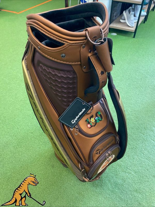 TaylorMade 2022 British Open Limited Staff Bag Brown Leather 6-Way