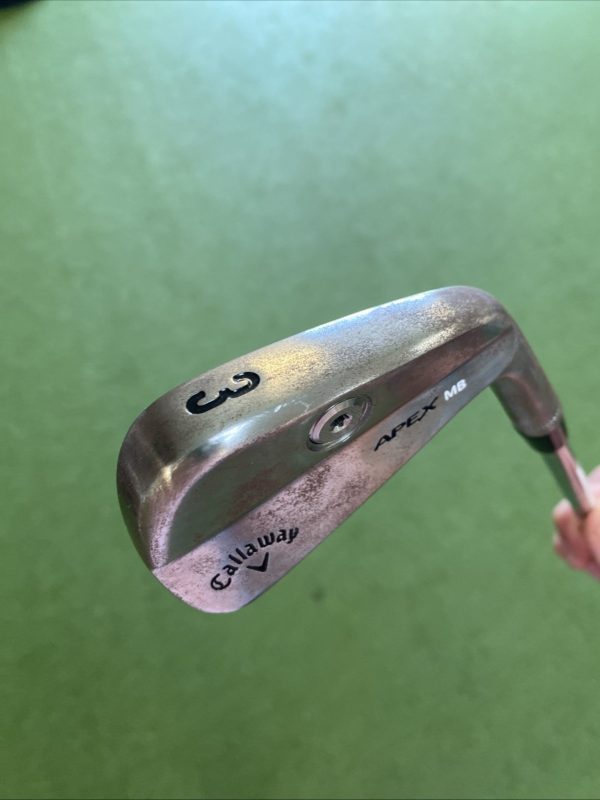 Tour Issue Callaway Apex MB Raw 3 Iron Project X 6.5 Steel Extra Stiff