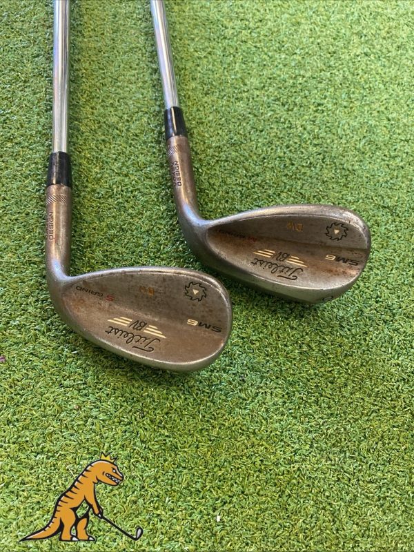 Tour Issue Titleist Vokey SM6 Raw Wedge Set 54*, 60* Project X Steel