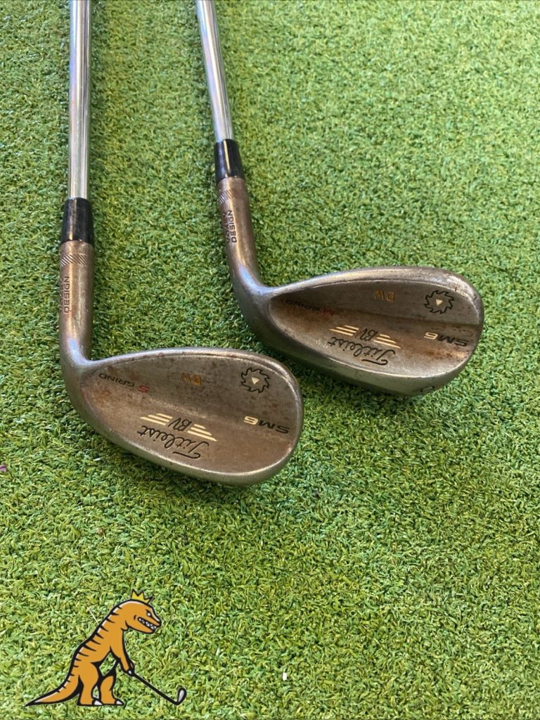 Tour Issue Titleist Vokey SM6 Raw Wedge Set 54*, 60* Project X Steel