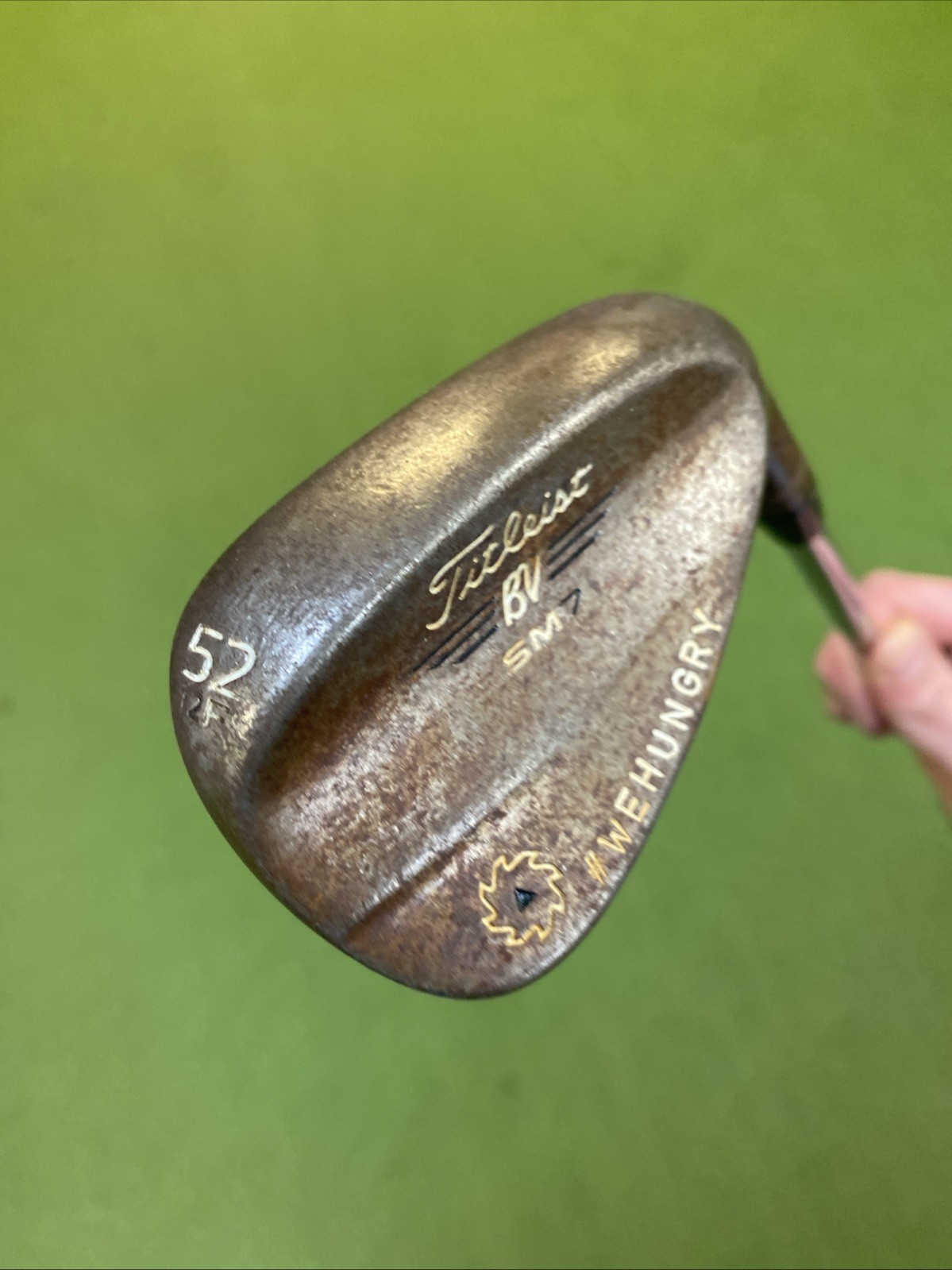Tour Issue Titleist Vokey SM7 Raw 52.12* Gap Wedge Dynamic Gold Tour Issue X100 - Image 3