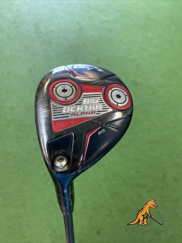 Used-LH-Callaway-Big-Bertha-Alpha-145-3-Wood-Matrix-White-Tie-Limited-Graphite-356818736372
