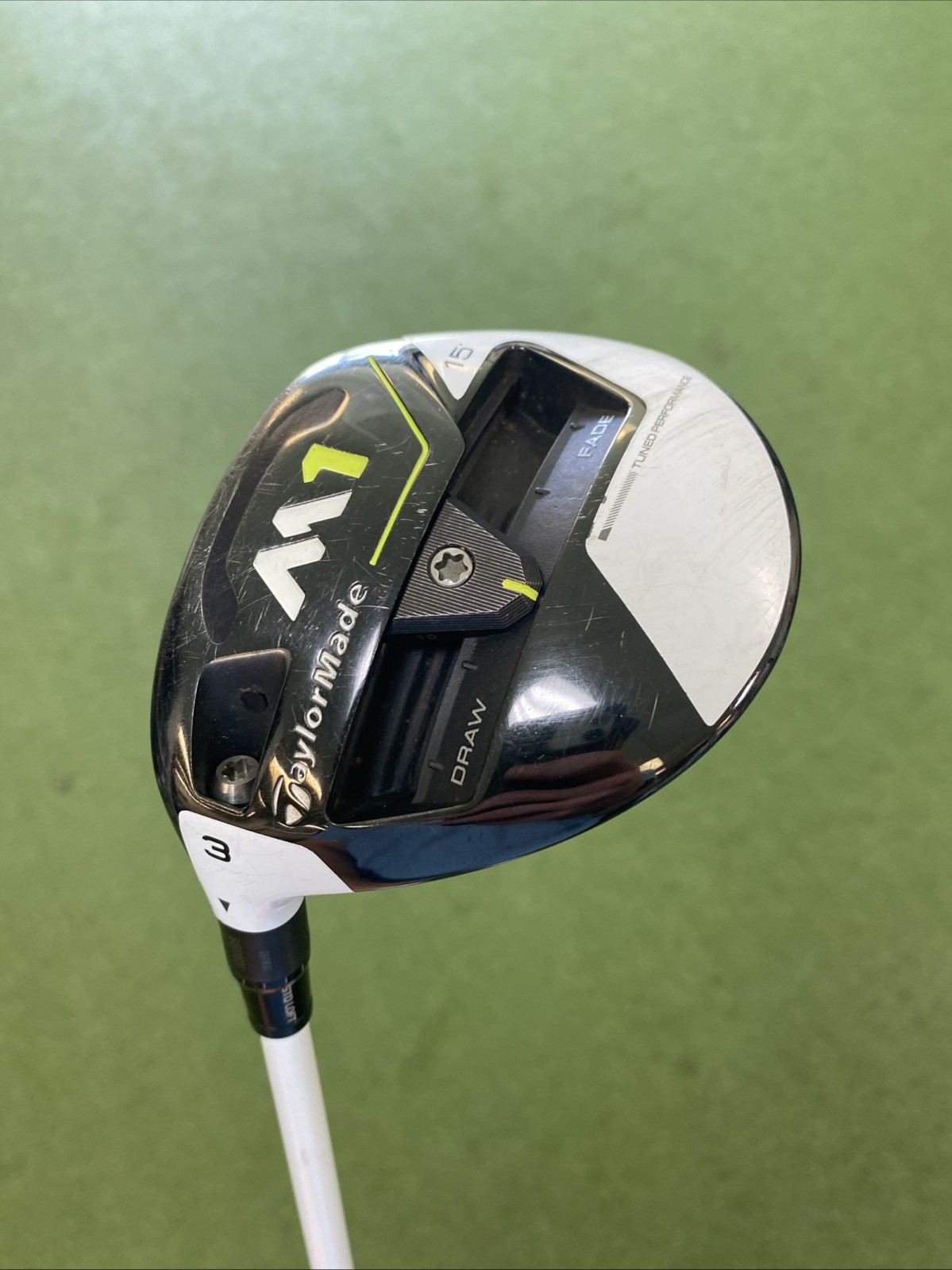 Used LH TaylorMade M1 15* 3-Wood Fujikura Atmos Tour Spec 80g Extra Stiff - Image 3