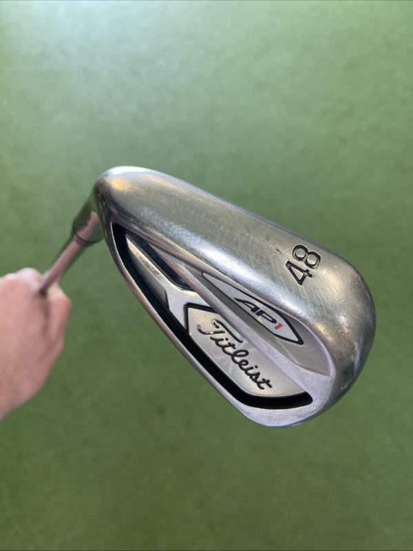 Used LH Titleist 718 AP1 48* Gap Wedge NS Pro Modus Tour Steel Regular Flex - Image 3