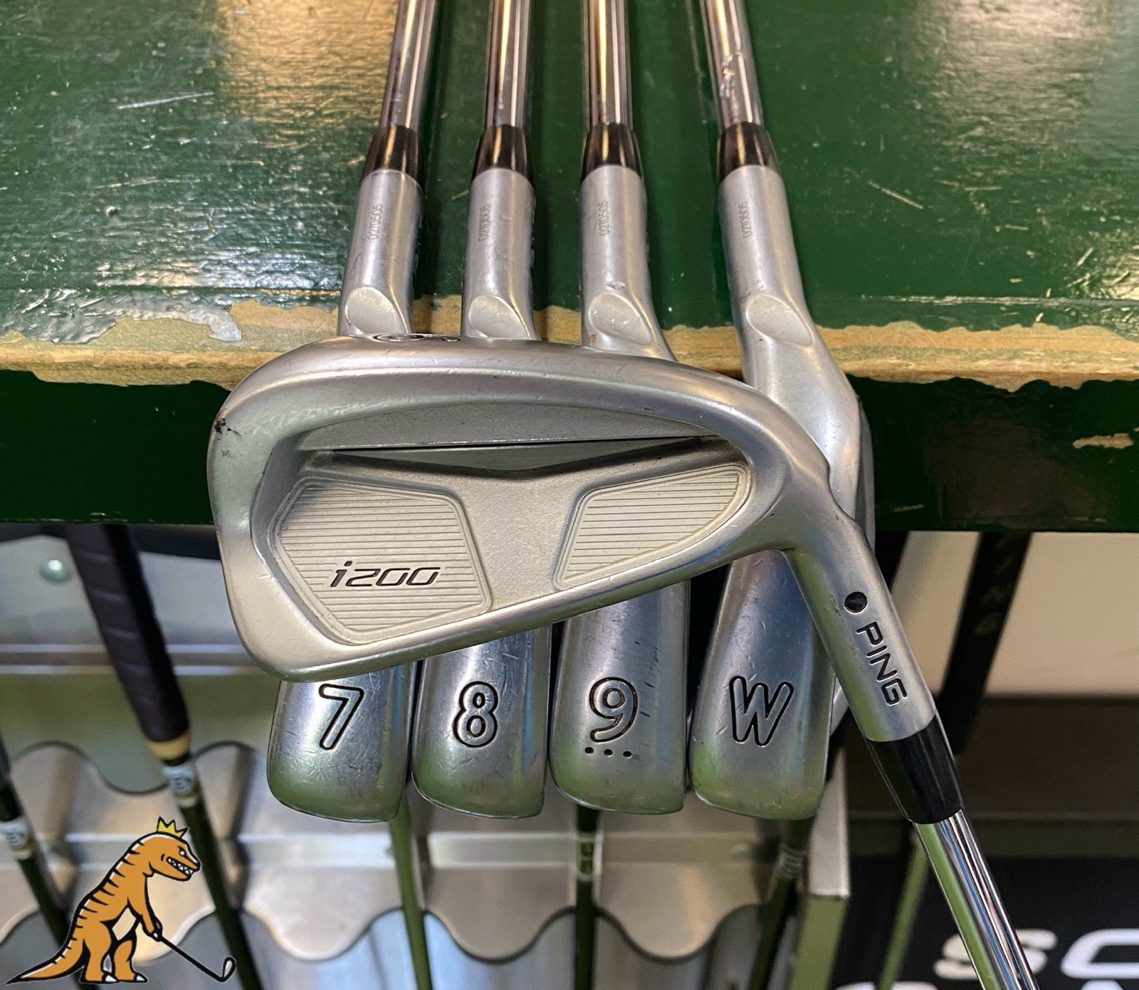 Used Ping i200 Black Dot Iron Set 6-PW Project X Stiff Flex Steel