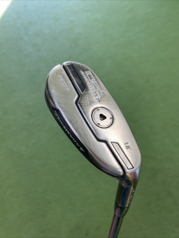 Used RH Adam’s Idea Pro Black 18* 2 Hybrid Aldila Voodoo Graphite Stiff Flex 2H