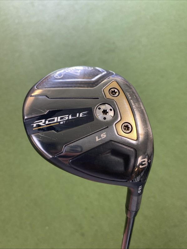 Used RH Callaway Rogue ST LS 3+ 13.5* 3-Wood HZRDUS RDX Smoke Graphite
