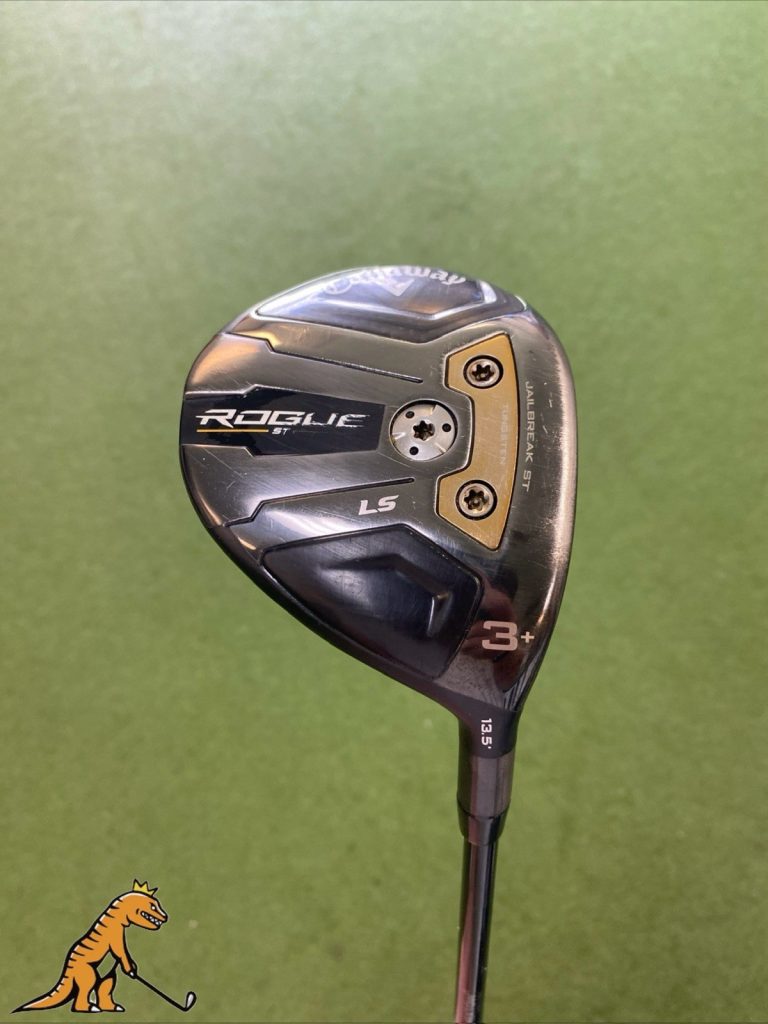 Used RH Callaway Rogue ST LS 3+ 13.5* 3-Wood HZRDUS RDX Smoke Graphite