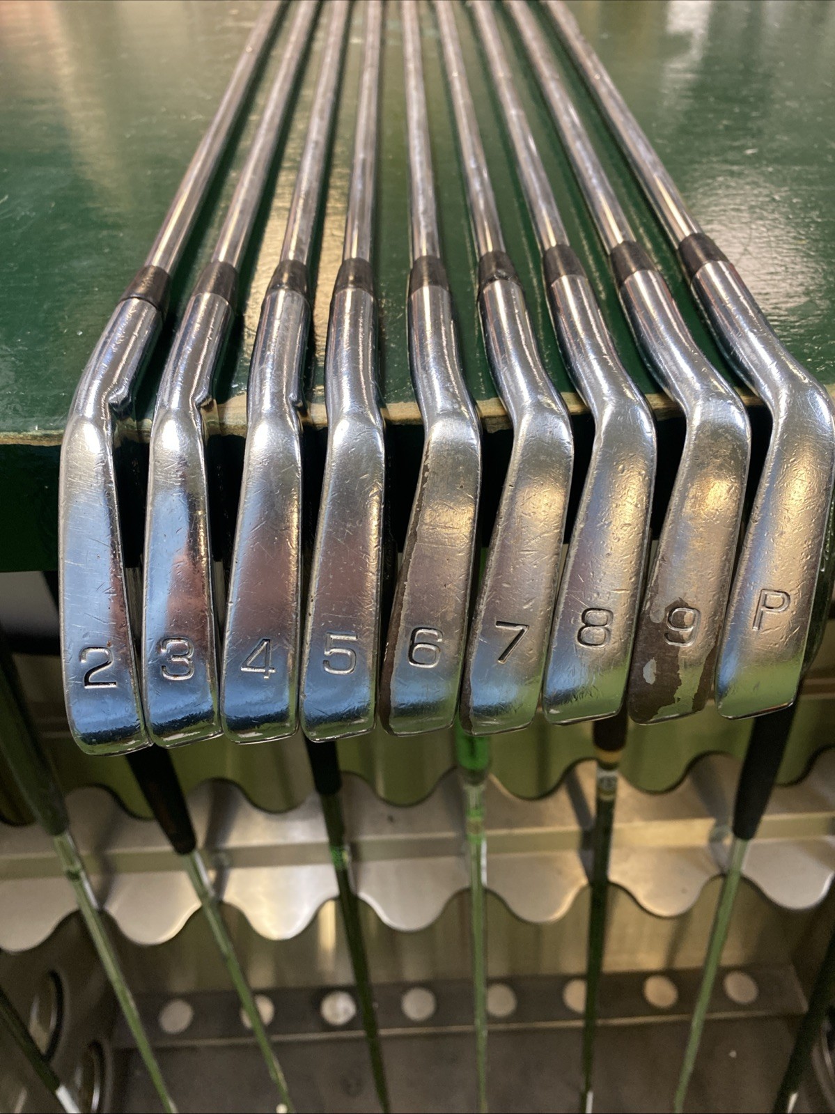Used RH Mizuno MP-29 Iron Set 2-PW Dynamic Gold Stiff Flex Steel - Image 3